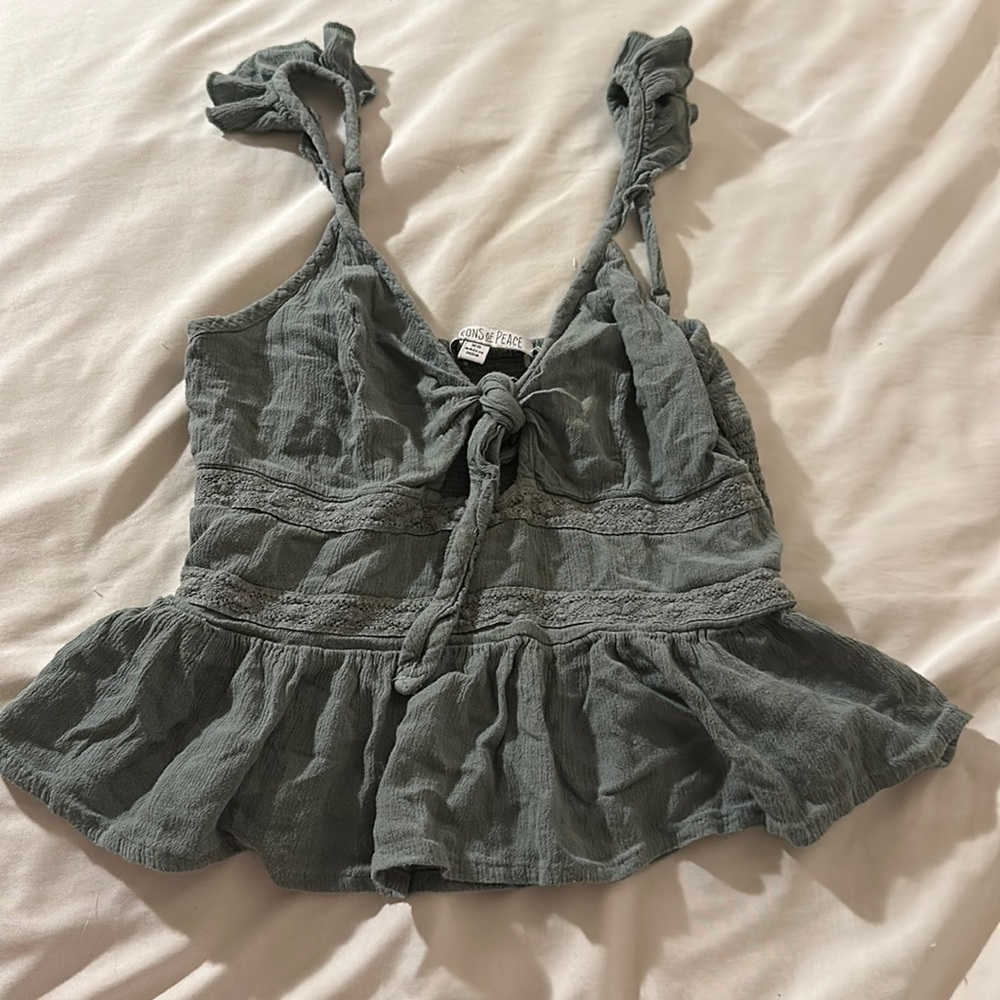 Tilly’s patrons of peace boho tank top